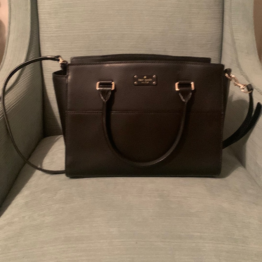 Kate Spade purse, black leather
